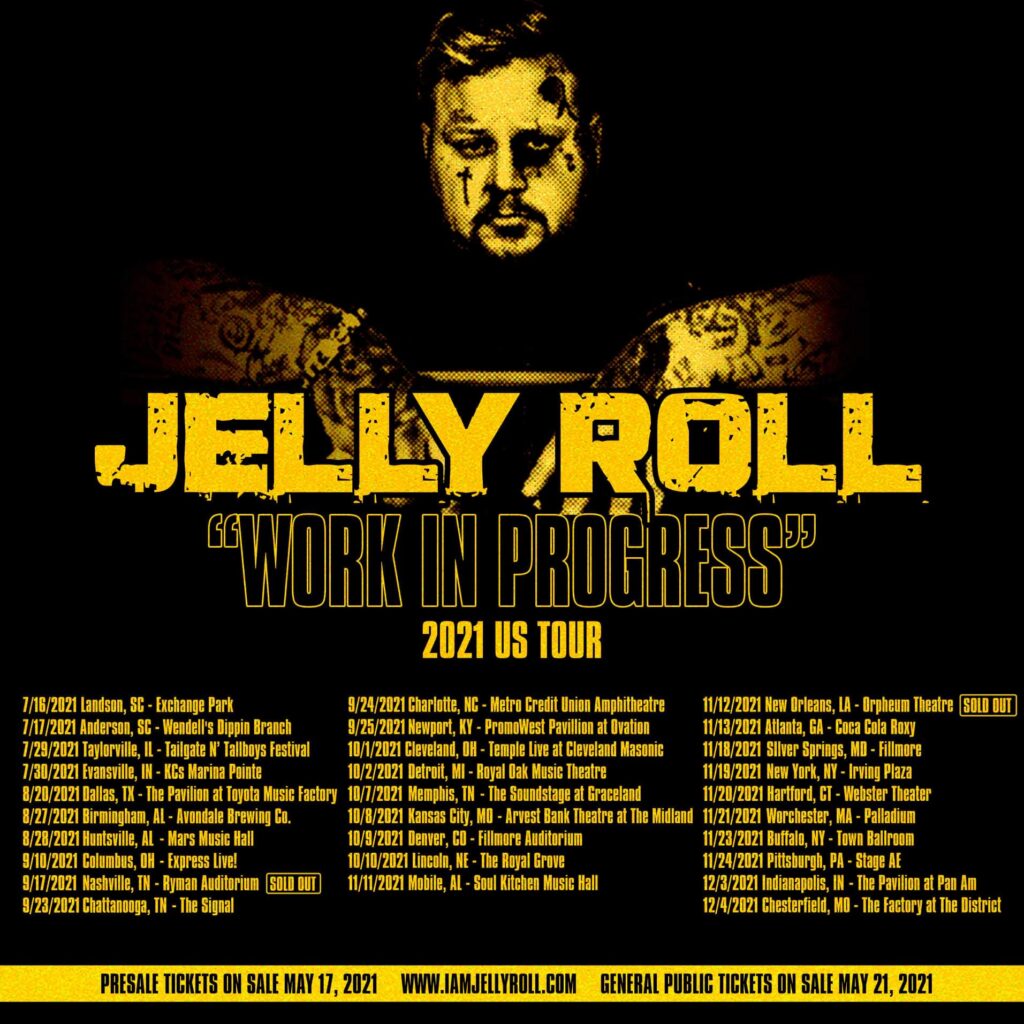 tour dates for jelly roll